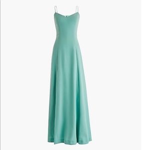 J Crew Aqua Maxi Dress